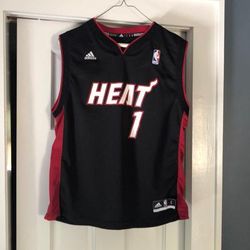 Adidas Shirts & Tops | Chris Bosh Heat Jersey | Color: Black | Size: Lb