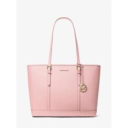 Michael Kors Jet Set Travel Large Saffiano Leather Tote Bag Pink One Size