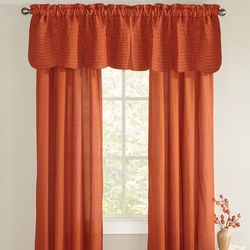 Florence Panel Set with Tiebacks by BrylaneHome in Spice Curtain