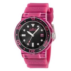 Invicta Pro Diver Unisex Watch - 40mm Hot Pink Transparent (37302)