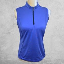 Adidas Tops | Adidas Climacool Athletic 1/4 Zip Jersey Tank | Color: Purple | Size: S