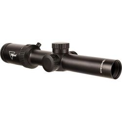 Trijicon Credo HX CRHX624 1-6x24mm LPVO Rifle Scope 30 mm Tube Second Focal Plane Black Red BDC Hunter .308 Reticle MOA Adjustment 2900019