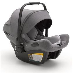 Bugaboo Turtle Air by Nuna Lightweight Infant Car Seat + RELX Base Load Leg - Grey Melange