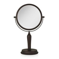 Anaheim 9'' Rotating Countertop Mirror by Zadro Products Inc. in Bronze