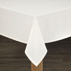 Wide Width AMETHYST TABLECLOTHS by LINTEX LINENS in Ivory (Size 60" W 84" L)