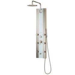 PULSE ShowerSpas Tropicana Seafoam Glass ShowerSpa - PULSE ShowerSpas 1039W-BN