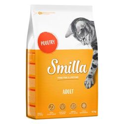2x10kg Smilla Adult Poultry Dry Cat Food