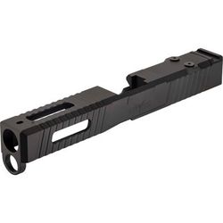 TRYBE Defense Pistol Slide Glock 17 Gen 5 Viper Cut Version 1 Black Cerakote SLDG17G5VPR-BN
