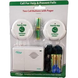 Smart Caregiver Wireless Pager with 2 Call Buttons
