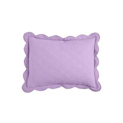 100% Cotton Florence Sham by BrylaneHome in Lilac (Size KING) Pillow
