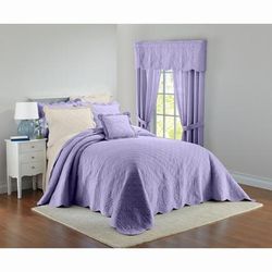 Florence Oversized Bedspread by BrylaneHome in Lilac (Size TWIN)