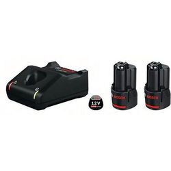 bosch 1 batterie starter set 2 gba 12v 2.0ah avec chargeur gal 12v-40