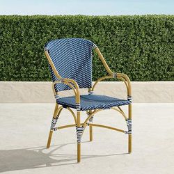 Set of 2 French Cafe Aluminum Armchairs - Natural - Frontgate