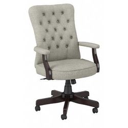 Bush Business Furniture Arden Lane High Back Tufted Office Chair with Arms in Light Gray Fabric - Bush Business Furniture CH2303LGF-03