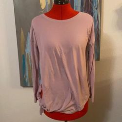 Lululemon Athletica Tops | Lululemon Mesh Long Sleeve | Color: Purple | Size: 6