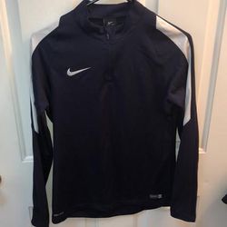 Nike Tops | Gently Worn Nike Dri Fit 1/4 Zip In Nvy/Wht, Sz.S | Color: Blue/White | Size: S