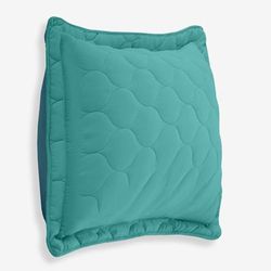 BH Studio Reversible Quilted Shams by BH Studio in Peacock Turquoise (Size STAND)