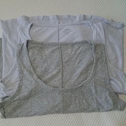 J. Crew Tops | 2 J.Crew "Vintage Cotton" Tank | Color: Blue/Gray | Size: M