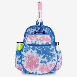 Ame and Lule Big Love Tennis Kids' Backpack Tennis Bags Blue Pink Tie Dye