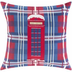 Westonaria 18" Square Traditional Pillow plush Blue/Burgundy/Ivory/Navy/Red/Wheat/Peach Outdoor Throw Pillow - Boutique Rugs