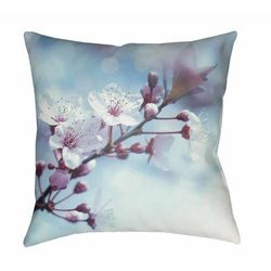 Baleno 20" Square Modern Pillow plush Ice Blue/Light Blue/Lilac/Plum/Sky Blue/Mauve Outdoor Throw Pillow - Boutique Rugs