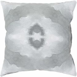 Lapseki 18" Square Modern Pillow plush Charcoal/Light Gray/Medium Gray/Sage Outdoor Throw Pillow - Boutique Rugs