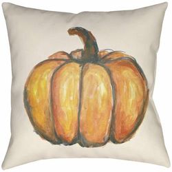 Applewood 20" Square Cottage Pillow plush Burnt Orange/Beige/Bright Orange/Camel/Pearl/Ivory/Camel/Ash/Tan/Dark Brown Outdoor Throw Pillow - Boutique Rugs