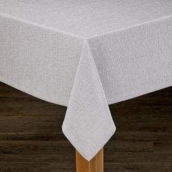 Wide Width DANUBE TABLECLOTHS by LINTEX LINENS in Grey (Size 60" W 120"L)