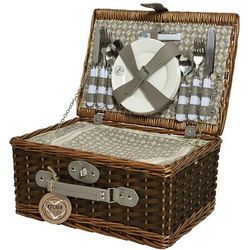Set de pique-nique dans un panier en osier 803269