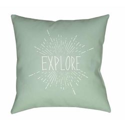 Waihi 18" Square Modern Pillow plush Light Gray/White Tonal/Smoke/Neutral/Nickel/Sterling Gray/Off White/Pewter/Silver/Sage/Medium Gray/Silver Gray Outdoor Throw Pillow - Boutique Rugs