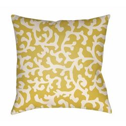 Bantayan 18" Square Modern Pillow plush Brass/Off White/Tan/Driftwood/Dusty Sage/Pearl/Light Wood/Olive Outdoor Throw Pillow - Boutique Rugs