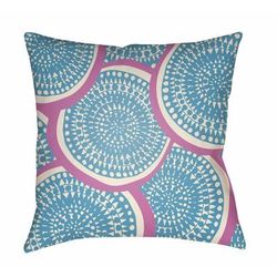 Morrisania 18" Square Modern Pillow Moroccan Plush Off White/Natural Blue/Rose Gold/Dusty Sage/Sky Blue/Light Silver/Blue Gray/Blue/Metallic Silver/Slate/Slate Blue Outdoor Throw Pillow - Boutique Rugs