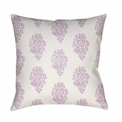 Loyola 22" Square Modern Pillow plush Lilac/White/Mauve Outdoor Throw Pillow - Boutique Rugs