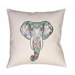 Baheli 18" Square Modern Pillow plush Off White/Dark Gray/Driftwood/Rose Gold/Moss/Light Gray/Sterling Gray Outdoor Throw Pillow - Boutique Rugs