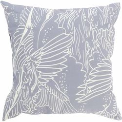 Tosya 20" Square Modern Pillow plush Charcoal/Ivory Outdoor Throw Pillow - Boutique Rugs