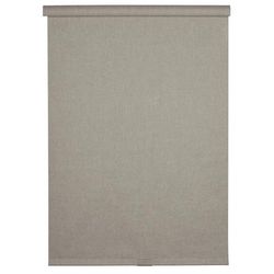 Wide Width Linen Look Thermal Fabric Cordless Roller Shade by Whole Space Industries in Gray (Size 34" W 66" L)