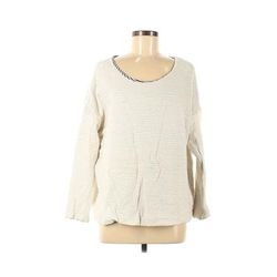 Pure & Good Pullover Sweater: Ivory Tops - Women's Size Medium