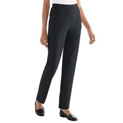 Appleseeds Women's FlexKnit 7-Pocket Slim Pull-On Pants - Black - XL - Misses