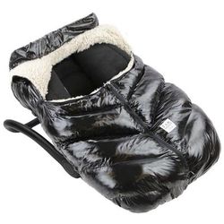 7 A.M. Enfant Cocoon Car Seat Cover - Black Polar