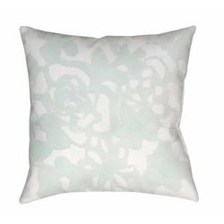 Ning 20" Square Traditional Pillow plush Off White/Natural Gray/Medium Gray/Dark Gray/Metallic Silver/Light Silver/Slate/Silver/Slate Blue/Silver Gray Outdoor Throw Pillow - Boutique Rugs