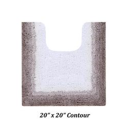 Torrent Bath Mat Rug, 20" X 20" by Better Trends in Beige
