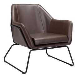 Jose Accent Chair Brown - Zuo Modern 109238