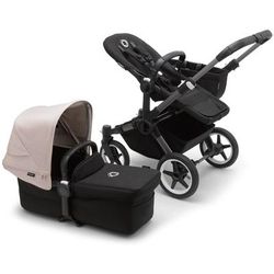 Bugaboo Donkey 5 Mono Complete Single-to-Double Stroller Bundle - Graphite / Midnight Black / Misty