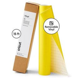 Cricut Vinyl | Removable | 15 ft | Bright Yellow