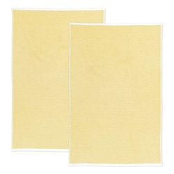 Honeycomb Cotton Terry Kitchen Dish Towel Set 2 by Mu Kitchen in Yellow