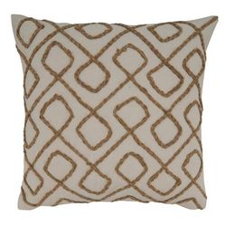 Dori Embroidered Throw Pillow With Poly Filling - Saro Lifestyle 553.W18SP