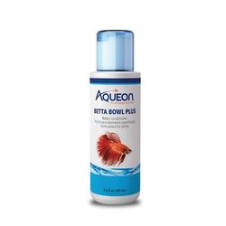 Aqueon Betta Bowl Plus Water Conditioner & Dechlorinator, 4 oz.