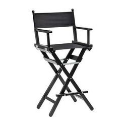 ConeCarts Tall Director's Chair (30.7", Black Frame, Cotton Fabric) CNCH-ATC