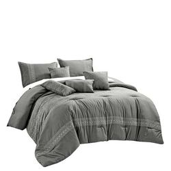 MARCAIL 7PC COMFORTER SET (QUEEN) - Elight Home J22189V Q