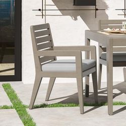 Sustain Outdoor Dining Chair with Arms, Set of 2 - HomeStyles 5675-81